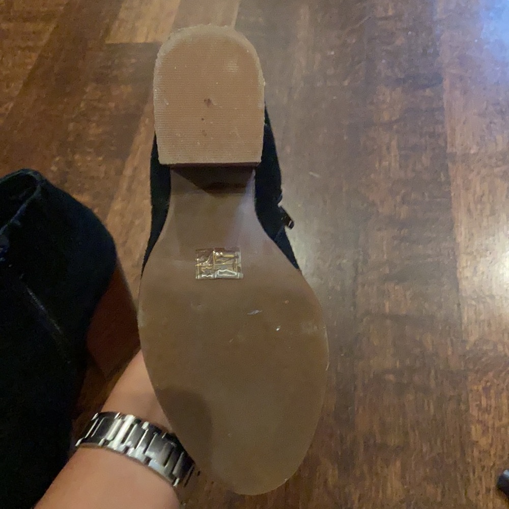 B2 black suede booties - Picture 6 of 6